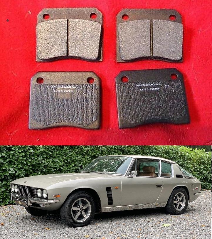 REAR BRAKE PADS SET (Jensen Interceptor & FF) (Mk1 Late, Mk2 & Mk3) (**From Jun 68- 76**)