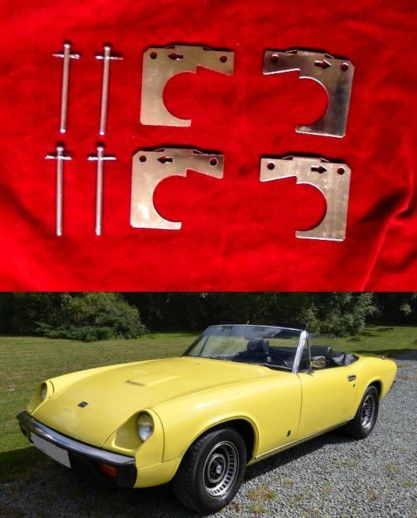 FRONT BRAKE PAD FITTING KIT - PINS & SHIMS (Jensen Healey) (1972- 76)