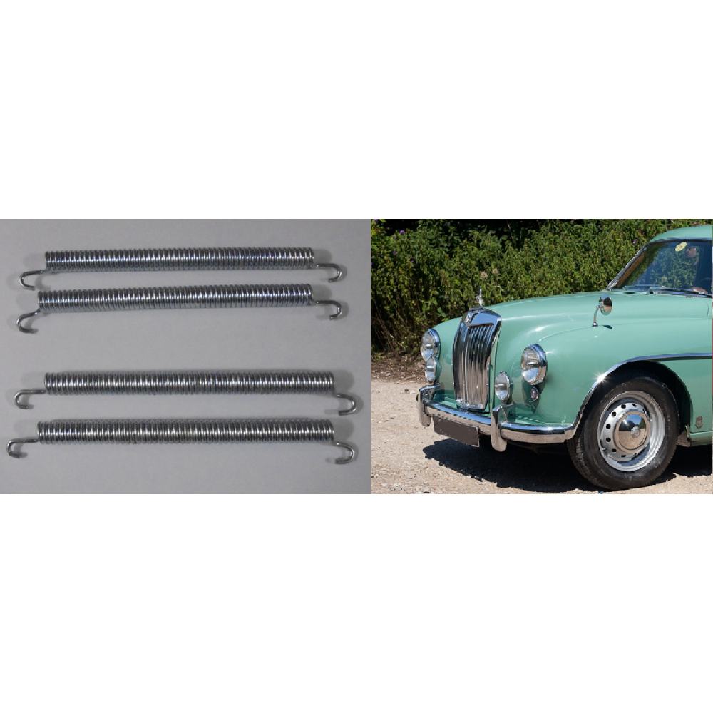 FRONT BRAKE SHOE SPRINGS x4 (MG Magnette ZA & ZB) (1953- 58 Only)