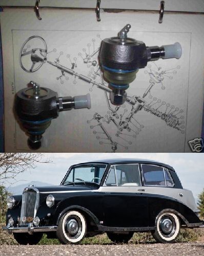 TOP BALL JOINTS x2 (Triumph Mayflower) (1949- 53)