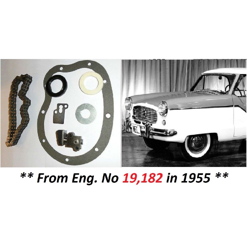 TIMING CHAIN KIT (Austin Nash Metropolitan) (1200cc & 1500cc) (**From Ser.2 Late**) (**From 1955- 61**)