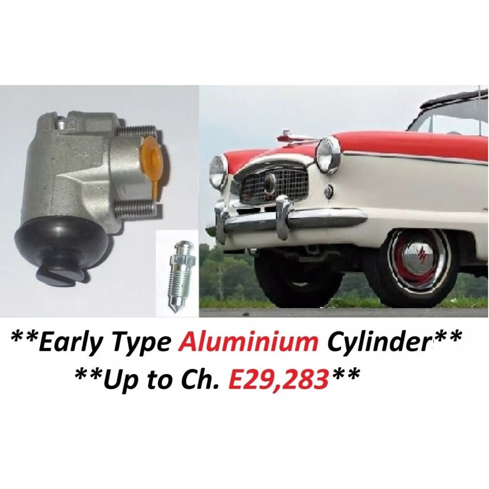 FRONT BRAKE WHEEL CYLINDER x1 (Austin Metropolitan) (** LEFT SIDE **) (**1952- 57 Only**)