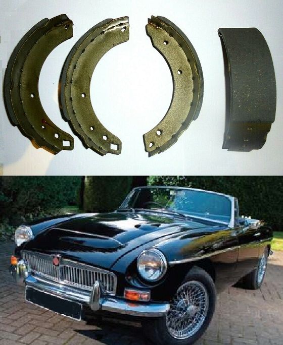 REAR BRAKE SHOES SET (MG C) (3.0 Litre) (1967- 69)