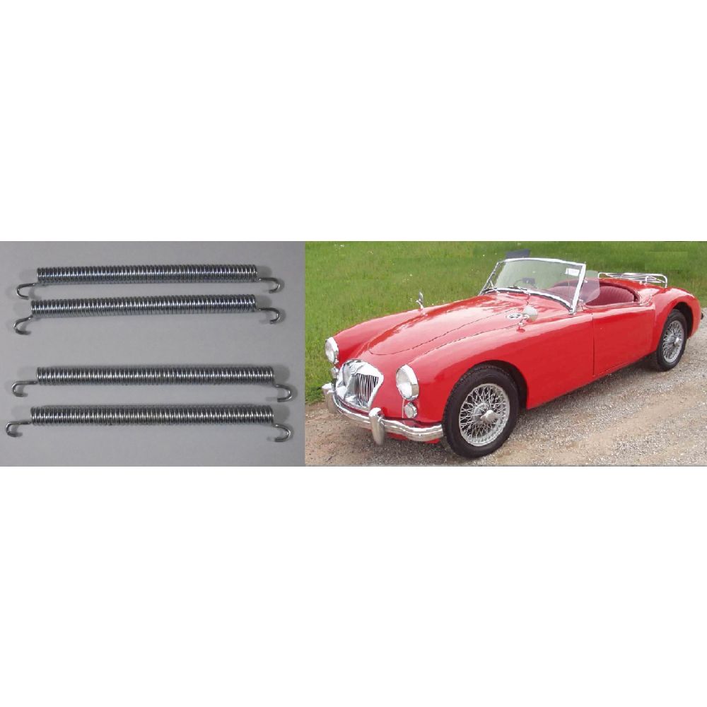 FRONT BRAKE SHOE SPRINGS x4 (MGA) (1955- 58)