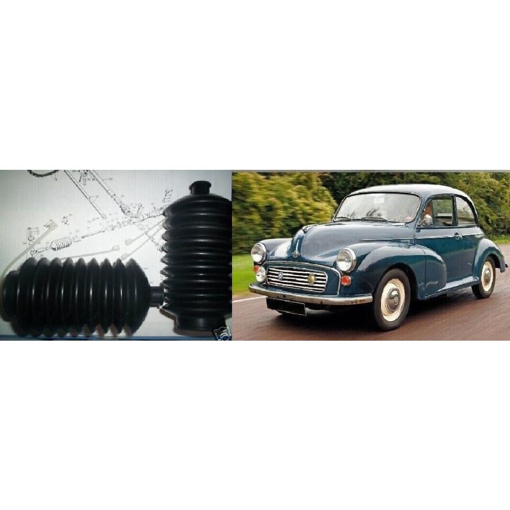 STEERING RACK GAITERS x2 (Morris Minor) (1948- 71)