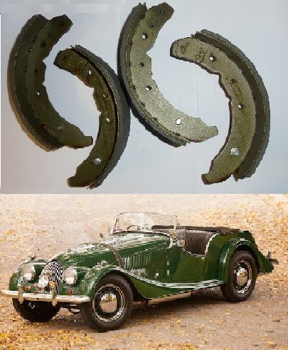 FRONT BRAKE SHOES SET (Morgan Plus 4) (**From 1955- 59 **)