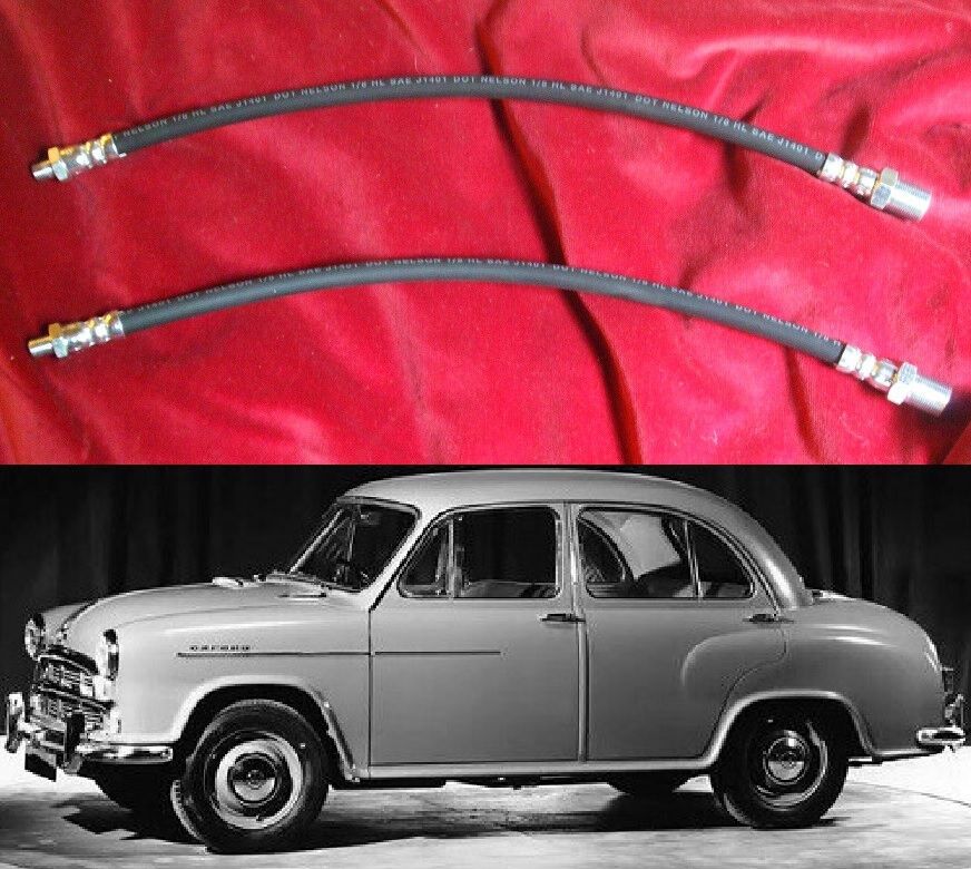 FRONT BRAKE HOSES x2 (Morris Oxford) (Ser 2,3 & 4) (1954- 59)