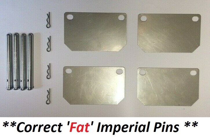 FRONT BRAKE PAD FITTING KIT - PINS & SHIMS (MG C) (1967- 69)