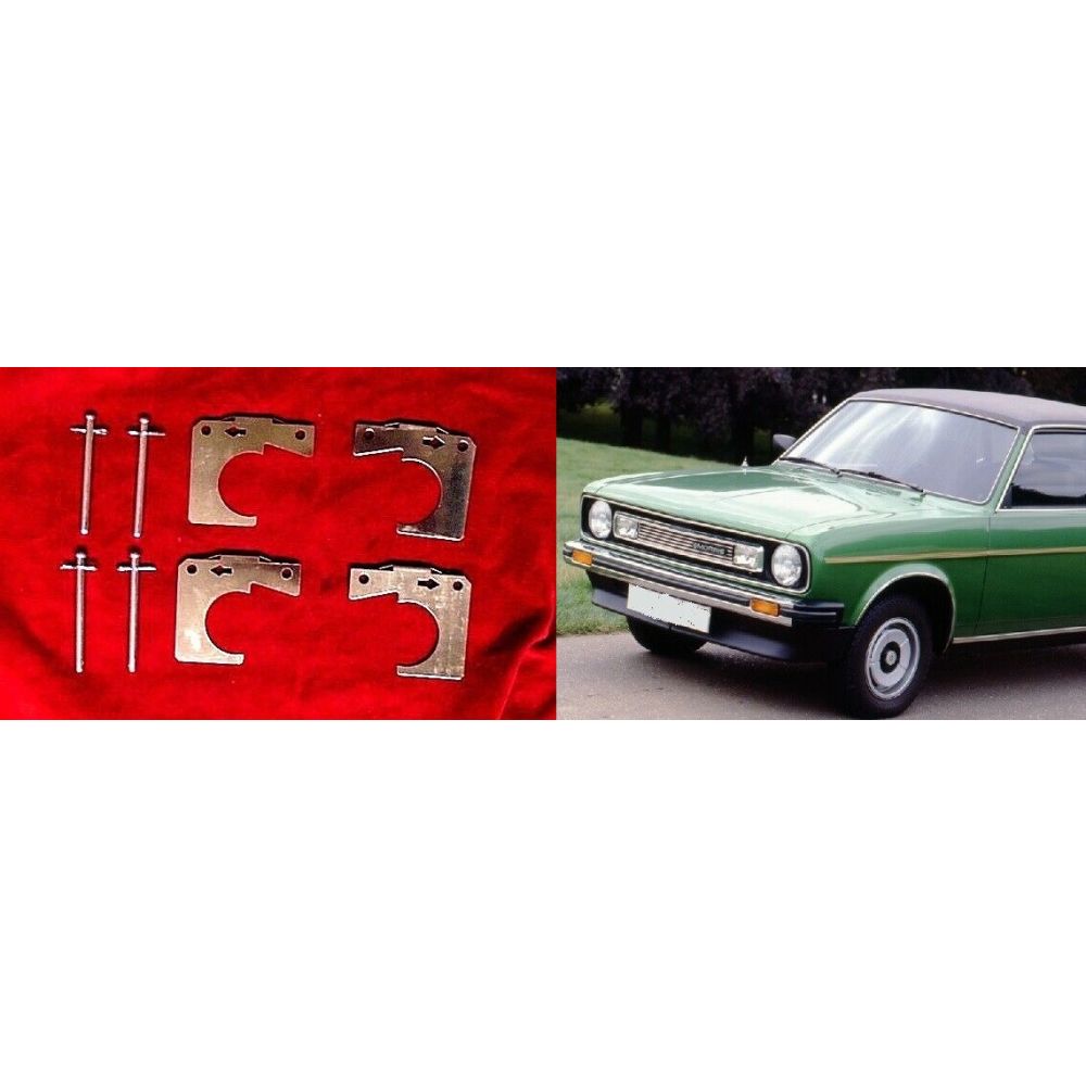 FRONT BRAKE PAD FITTING KIT - PINS & SHIMS (Morris Marina & Ital) (1970- 84)