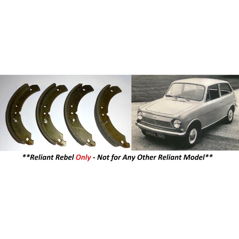 FRONT BRAKE SHOES SET (Reliant Rebel 600, 700 & 750) (1964- 74)