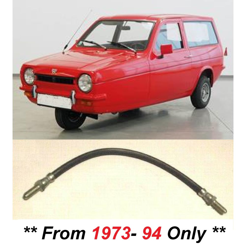 REAR BRAKE HOSE x1 (Reliant Robin) (1973- 82)