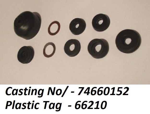 BRAKE MASTER CYLINDER REPAIR SEALS KIT (Reliant Robin & Rialto) (** TANDEM BRAKES **)