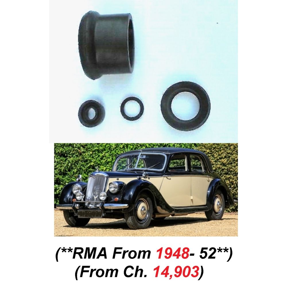 BRAKE MASTER CYLINDER REPAIR SEALS KIT (Riley RMA) (1-1/2 Litre) (**From 1948- 52**)