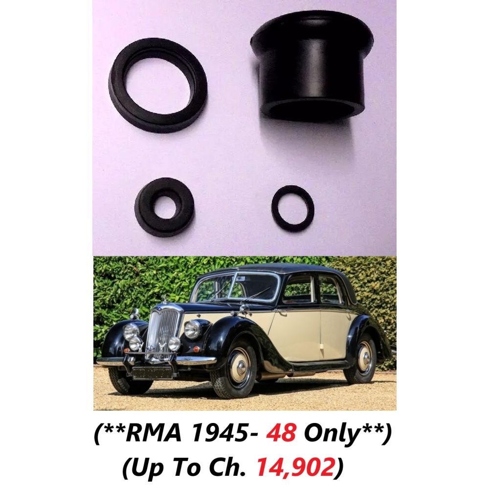 BRAKE MASTER CYLINDER REPAIR SEALS KIT (Riley RM A) (1- 1/2 Litre) (**1945- 48 Only**)