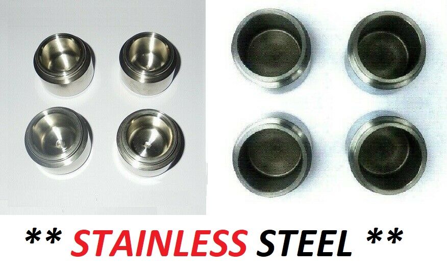 REAR BRAKE CALIPER PISTONS x8 (** STAINLESS STEEL **) (Bentley T1 T2) (1971- 75 Only)