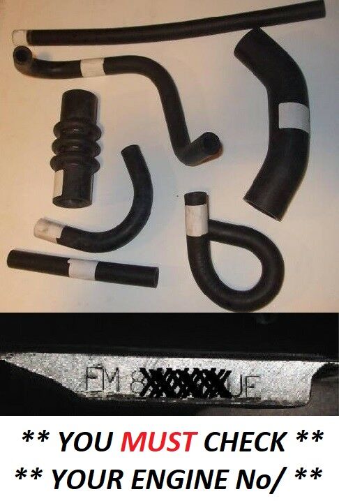RADIATOR HEATER WATER HOSES KIT (Triumph Spitfire Mk2, MK3 & Mk4 Early) (** Check Engine Number **)