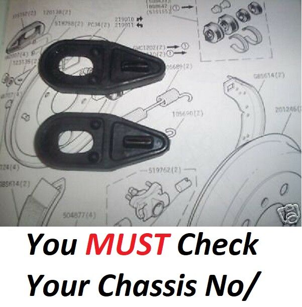 REAR BRAKE WHEEL CYLINDER GAITERS x2 (Standard 8, 10 & Pennant) (1957- )