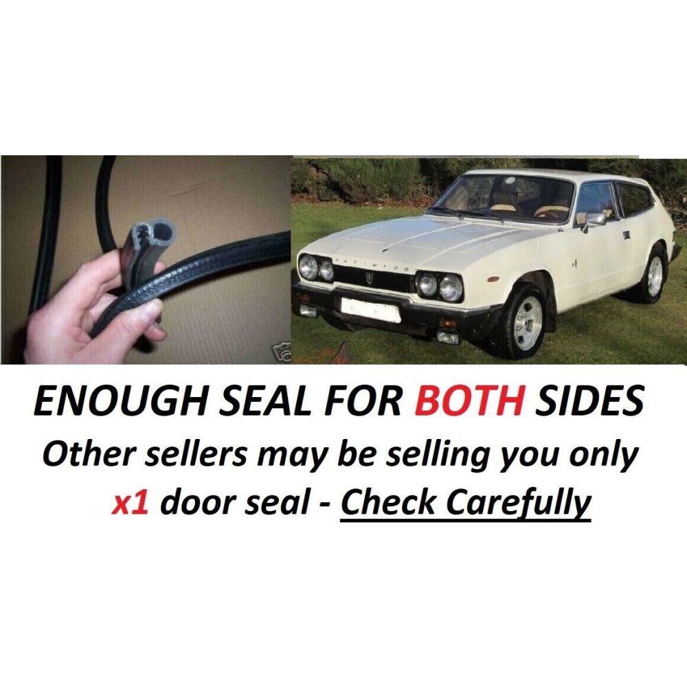 DOOR RUBBER SEALS x2 (Reliant Scimitar)
