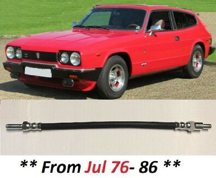 REAR BRAKE HOSE PIPE x1 (Reliant Scimitar) (SE6a, SE6b, SE8) (** From 1976- 86 **)