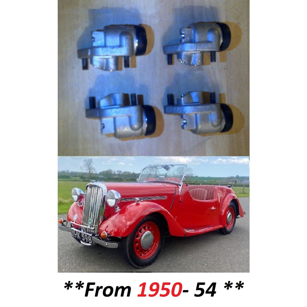 FRONT BRAKE WHEEL CYLINDERS x4 (Singer 9 9hp) (4ab & 4ad) (**From 1950- 54**)