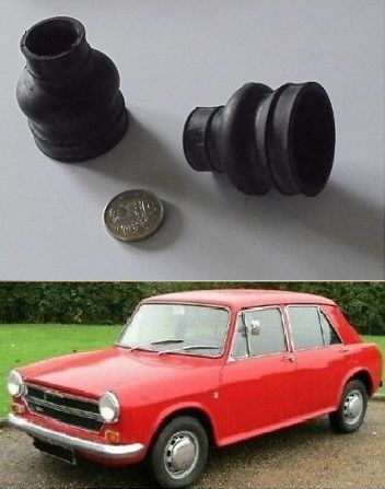 DRIVESHAFT SLIDING JOINT GAITERS x2 (BMC Austin Morris 1100 1300) (1962- 74)