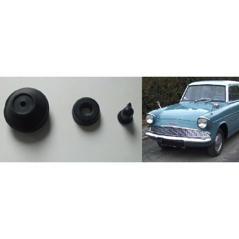 CLUTCH SLAVE CYLINDER REPAIR SEALS KIT (Ford Anglia 105e) (1959- 68)