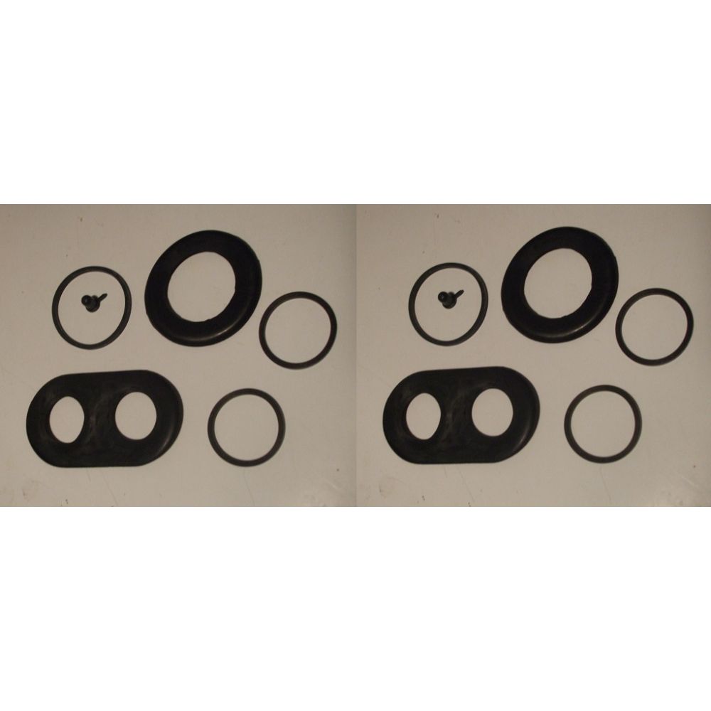 FRONT BRAKE CALIPER REPAIR SEALS KITS x2 (Volvo Amazon 122, P1200, P1300, P1800, P2200) (Up to Aug 1968)
