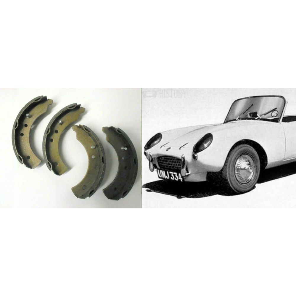 FRONT BRAKE SHOES SET (Berkeley Cars) (T60, Twosome, Foursome) (1956- 60)