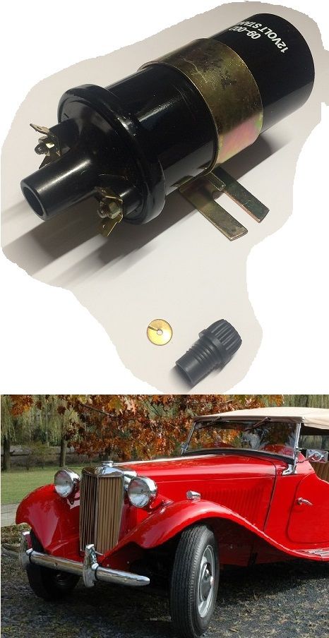IGNITION COIL (MG TB, TC, TD & TF) (** SCREW IN LEADS **) (1945- 55)