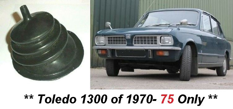 GEAR LEVER RUBBER GAITER BOOT (Triumph Toledo) (1300cc) (**1970- 75 Only**)