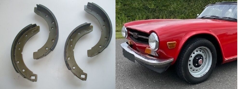REAR BRAKE SHOES SET (Triumph TR4a, TR5 & TR6) (1965- 76)