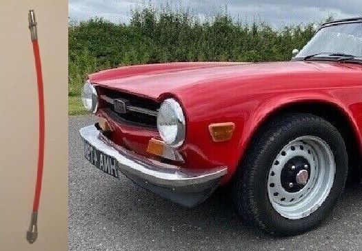CLUTCH HOSE PIPE x1 (Triumph TR250 TR5 TR6) (1967- 76)