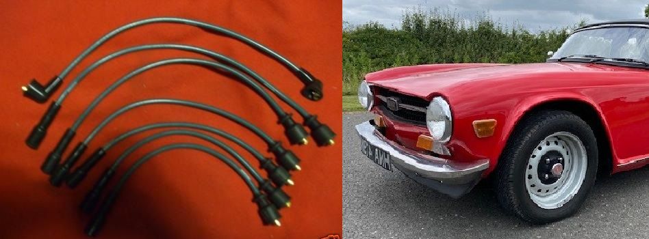 IGNITION HT LEADS SET (Triumph TR5 & TR6) (1967- 76)