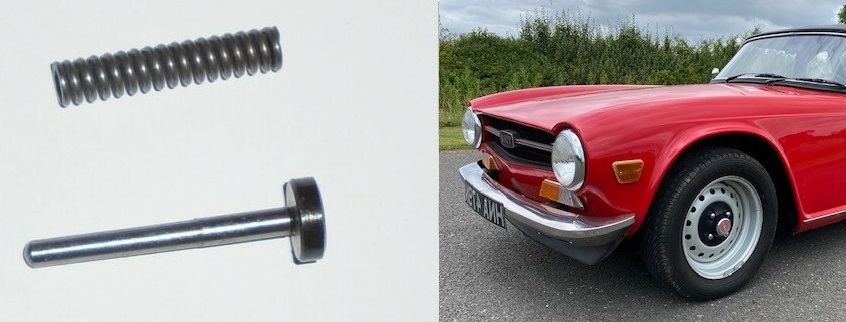 OIL PRESSURE RELIEF SPRING & VALVE KIT (Triumph TR5 TR6) (1967- 76)