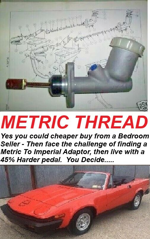 CLUTCH MASTER CYLINDER (Triumph TR7 & TR8) (1975- 81)