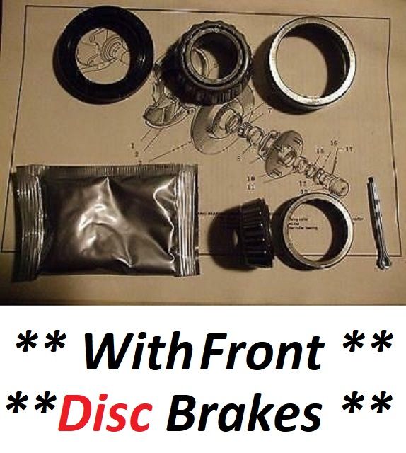 FRONT WHEEL HUB BEARING KIT x1 (Ford Cortina Mk1) (**Front Discs**) (1962- 66)