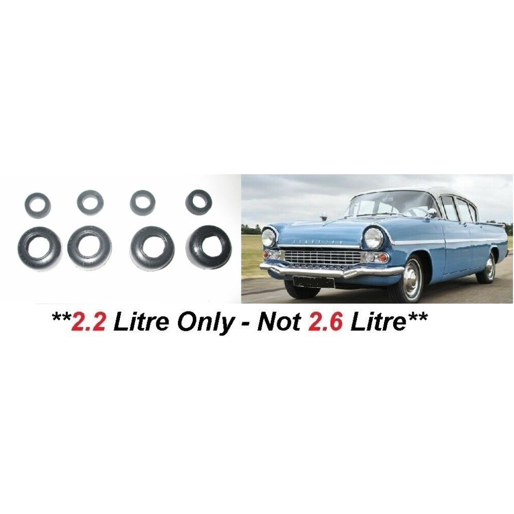 FRONT BRAKE WHEEL CYLINDER REPAIR SEALS KITS x4 (Vauxhall Velox PA) (**2.2 Litre Only**) (1957- 60)