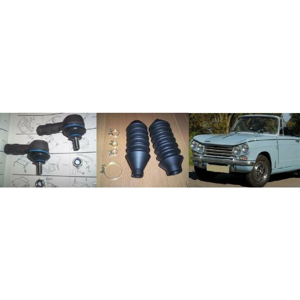 TRACK ROD ENDS & STEERING RACK GAITERS (Triumph Herald & Vitesse) (1959- 71)