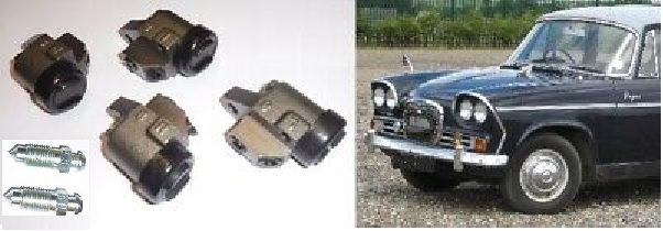 FRONT BRAKE WHEEL CYLINDERS x4 (Singer Vogue) (Ser. 1,2) (**1961- 62 Only**)