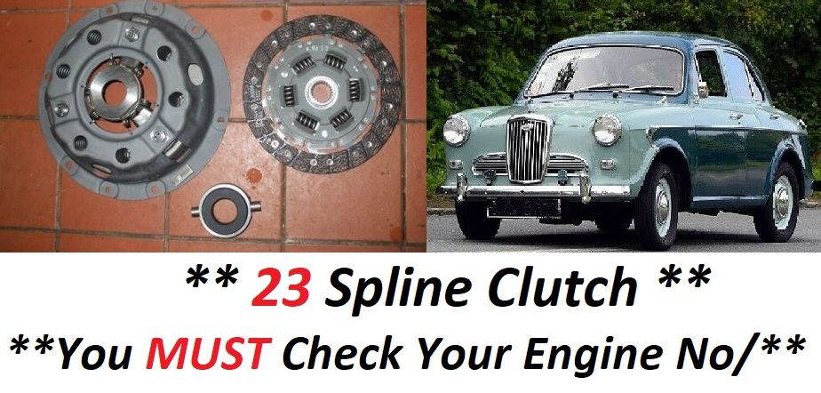 CLUTCH KIT (Wolseley 1500 Saloon) (From 1961- 65)