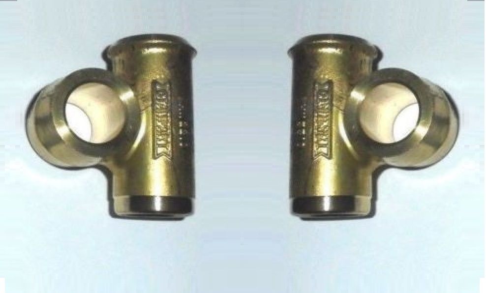 FRONT LOWER TRUNNIONS x2 (Lotus Europa) (Stanpart) (BARE) (1966- 75)