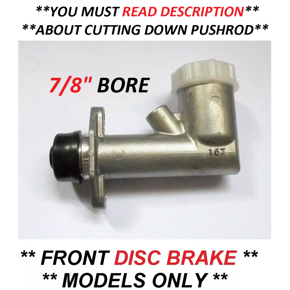BRAKE MASTER CYLINDER (Ford Consul Mk2) (*** With Front Discs ***) (Sep 60- 62)