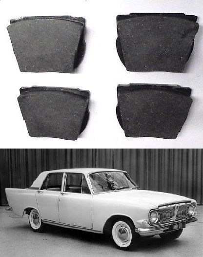FRONT BRAKE PADS SET (Ford Zephyr & Zodiac Mk3) (1962- 66)