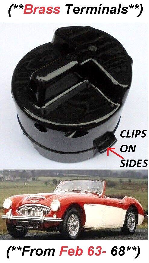 DISTRIBUTOR CAP (Austin Healey 3000) (**Fitting Clips on Side**) (**From Feb 63- 68**)