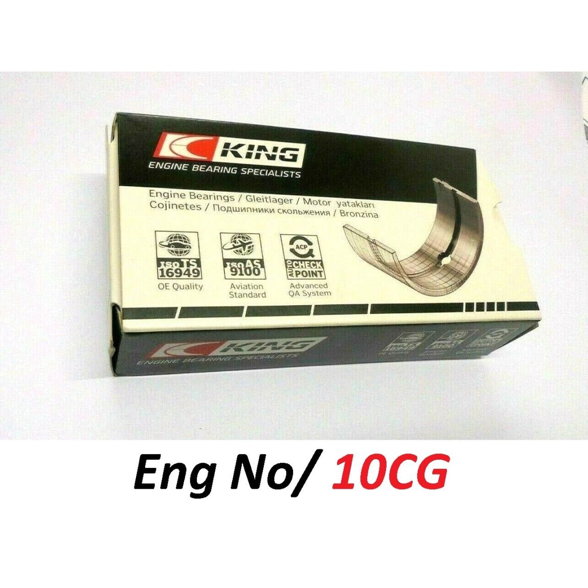 MAIN BEARINGS SET Std (MG Midget) (Mk1 Late) (1098cc) (**Oct 62- 64 Only**)