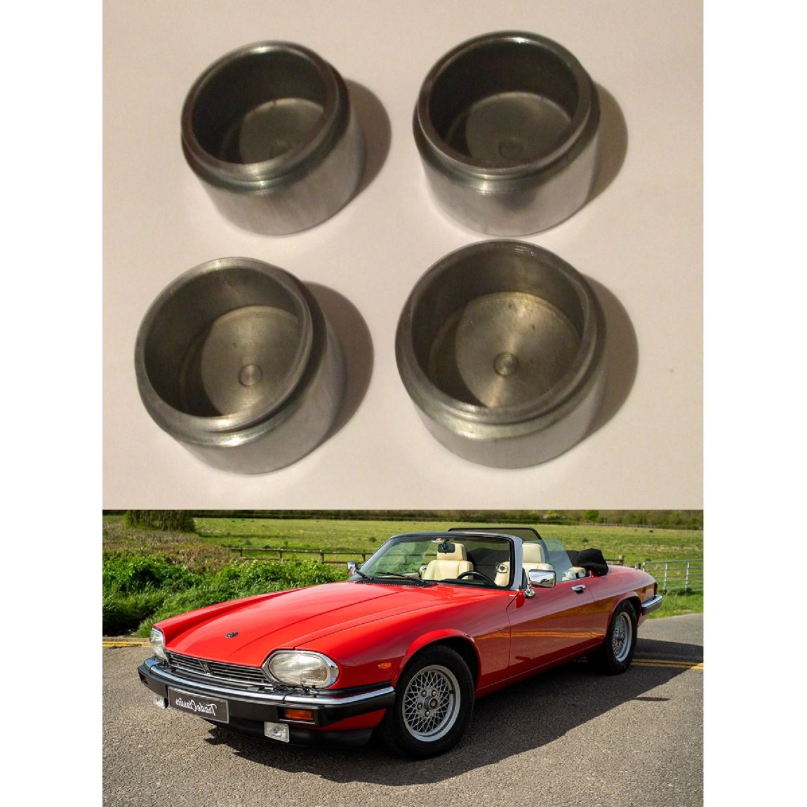 FRONT BRAKE CALIPER PISTONS x4 (Jaguar XJS) (1975- 93)