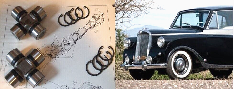 UNIVERSAL JOINTS x2 (Triumph Mayflower) (1949- 53) 