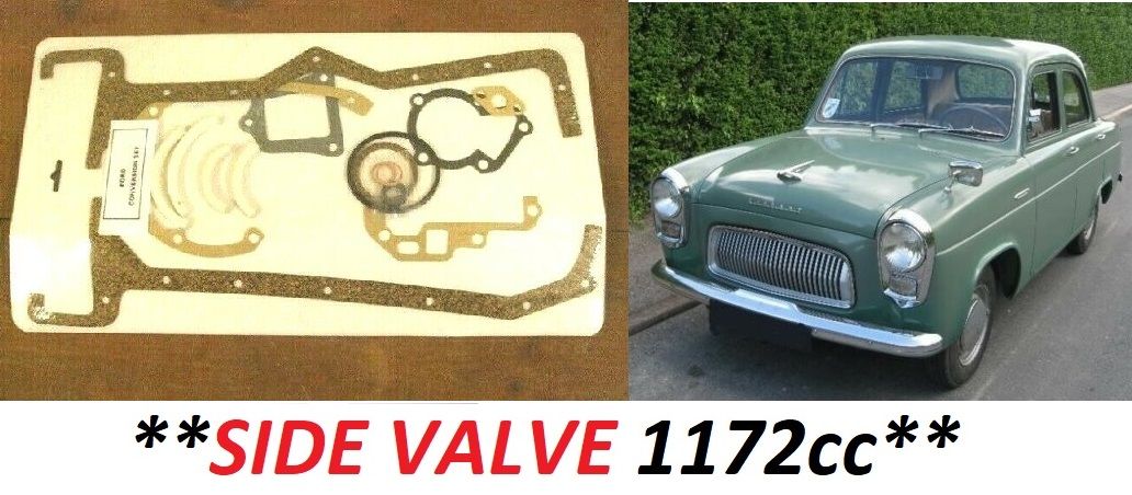 ** SUMP GASKET ENGINE SET (Ford 100e) (Anglia Escort Prefect Popular Squire) (**1172cc Side Valve**) (1953- 62)
