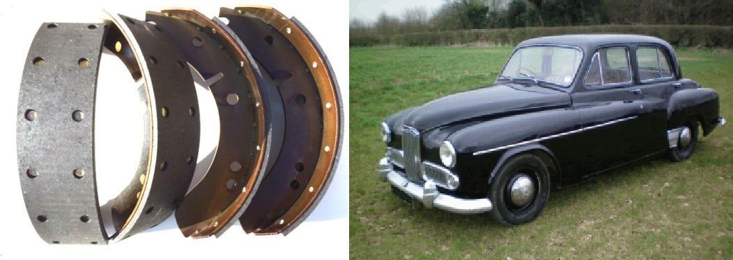FRONT or REAR BRAKE SHOES SET (Humber Hawk) (Mk6 & Mk6a) (1954- 57 Only) 