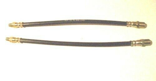FRONT BRAKE HOSES x2 (MGA 1500cc) (**Front Drum Brakes**) (1955- 59 Only)